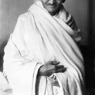 Portrait of Mahatma Gandhi