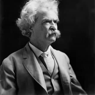 Portrait of Mark Twain